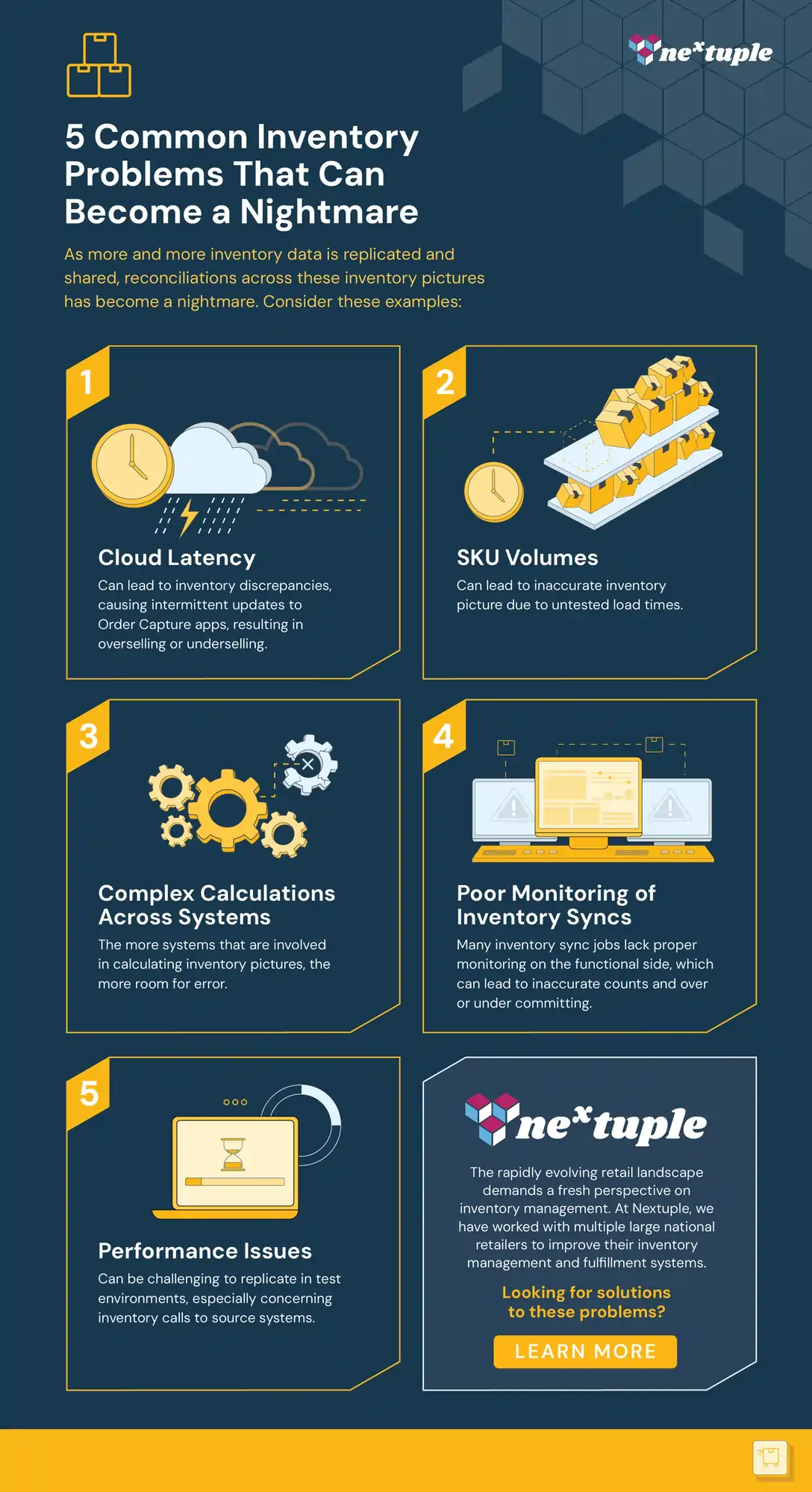 5 Common Inventory Nightmares Infographic w logo